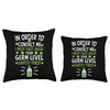 Germaphobe anti-germ hand sanitizer Throw Pillow