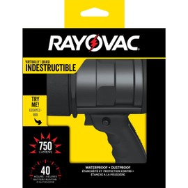 Rayovac Virtually Indestructible LED Spotlight, 750 Lumen Waterproof Spot Flashlight