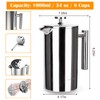French Press Coffee Maker, Double Insulated 304 Stainless Steel Coffee