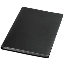 PRAT Pampa Presentation Album (A4+) 24 x 32 cm with 12 Fixed Crystal Laser Sleeves Black