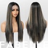FABÉLLE Silky Straight Wig 26inch 13×4×1 Middle Part Lace Glueless
