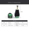 EFISH 5.5mm x 2.1mm DC Power Connector Male Female Screw