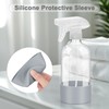 Worldgsb Worldgsb 2 Pack Glass Spray Bottles with Silicone Sleeve,