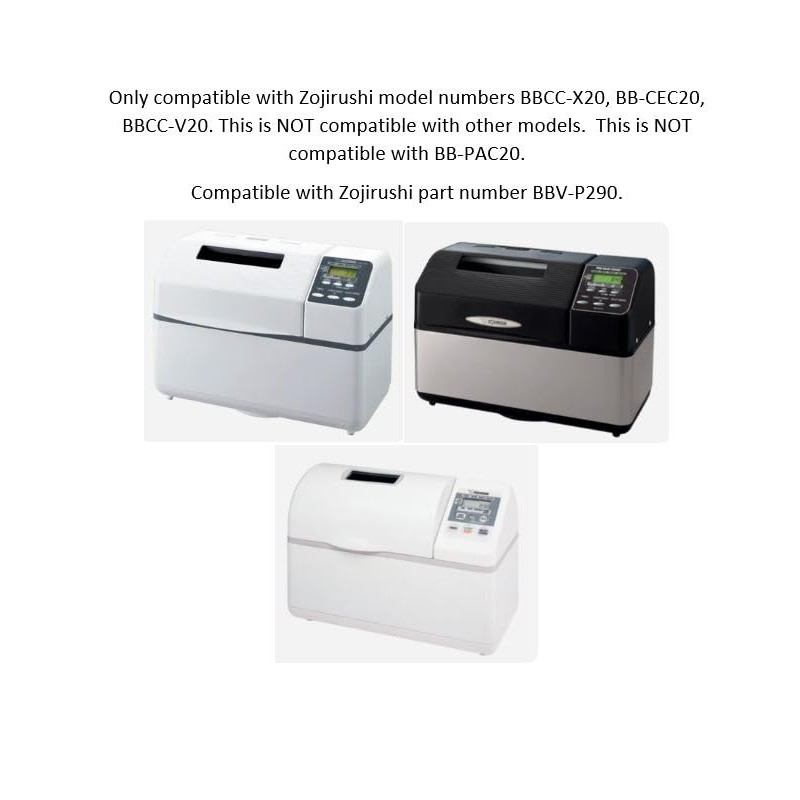 Univen 2 Pack Breadmaker Kneading Paddle ONLY Compatible with Zojirushi