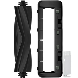 YBVABE Main Brush for Dreame L20/ L10S/ L10S Pro Ultra/ X30/ X40 Ultra Robots Vacuum Replacement with Cover - Main Brush Cover & Brush Kit (2 Pack)