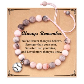 JOGDIAM Softball Accessories for Girls, Softball Gifts for Girls Softball Stuff Bracelet for Team Girls Daughter Granddaughter Niece