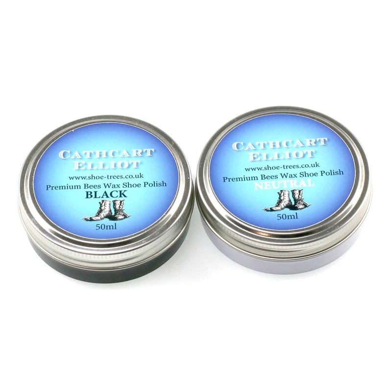 Cathcart Elliot Real Beeswax Shoe Cleaning Kit with dense brushes