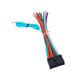 Wire Harness Replacement for Dual Car Radio 20Pin AV6116Bi AV6117B AV614BH DV271BT DV281BT DV516BT DV517BT DV526BT DV527BT DV604i DV605 DV614BH DV615B DV625BH DV637MB DV695MB DV704Bi DV704i XDCPA73W