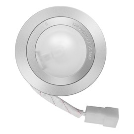 Range Hood Light Housing SB02300798 Compatible with Broan Nutone PM500 PM500SS EE55000 Series Range Hoods, LED Hood Light Bulb AC 12V MAX 20W, Stainless Steel Frosted Glass Cover Light