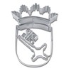 Staedter Bremen Coat of Arms Shape Cookie Cutter, Stainless Steel,