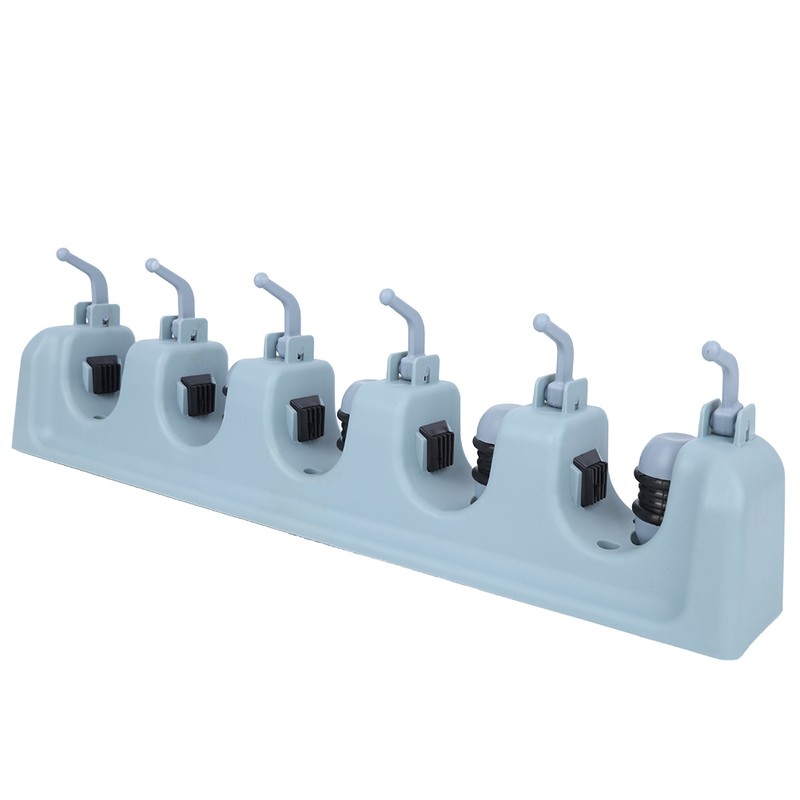 Wall Mounted Mop Broom Hanger Holder Garage Storage Rack for