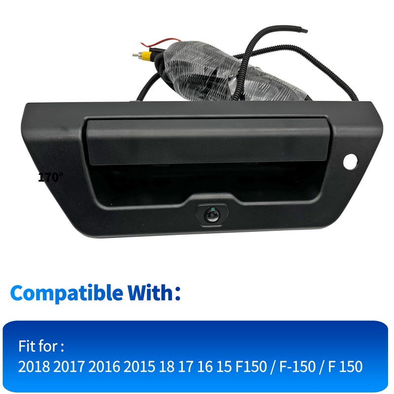 Car Rear View Backup Tailgate Handle Camera Compatible with Ford
