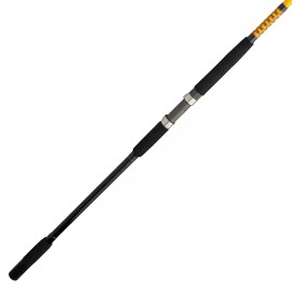 Ugly Stik Bigwater Conventional Fishing Rod, Black/Red/Yell