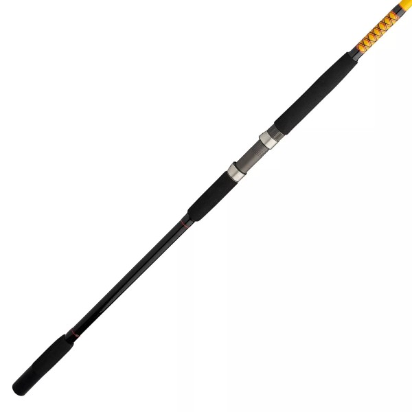 Ugly Stik Bigwater Conventional Fishing Rod, Black/Red/Yell