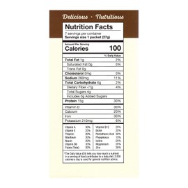 FITWISE - 100 Calorie Meal Replacement Pudding Shake, 15g Protein, Low Calories, Low Carbs, 7 Servings Per Box (Chocolate)