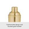 Viners Barware Gold Brushed Stainless Steel Cocktail Shaker, 500 Millilitre