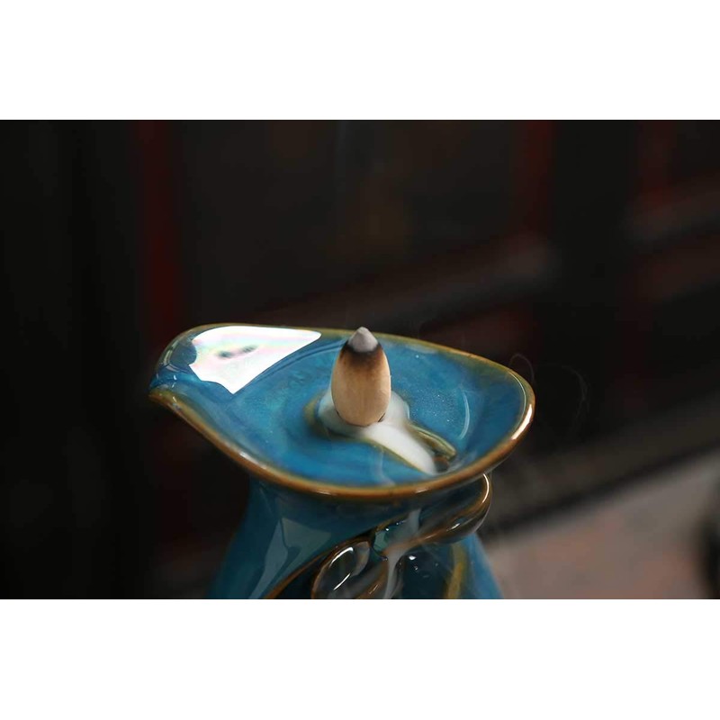 IDB Ceramic Waterfall Backflow Incense Burner, A Stunning Incense Cone