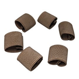 USA Mil-Spec Molle Backpack Elastic Webbing Strap Clip Keepers (TAN 499, 1")