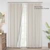 Vision Home Vision Home Natural Pinch Pleated Full Blackout Curtains