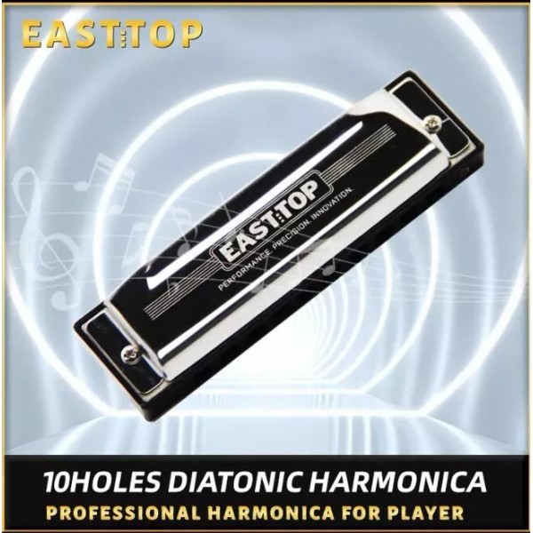 EASTTOP New Diatonic Shonrry Harmonica Key of C Harp Mouth