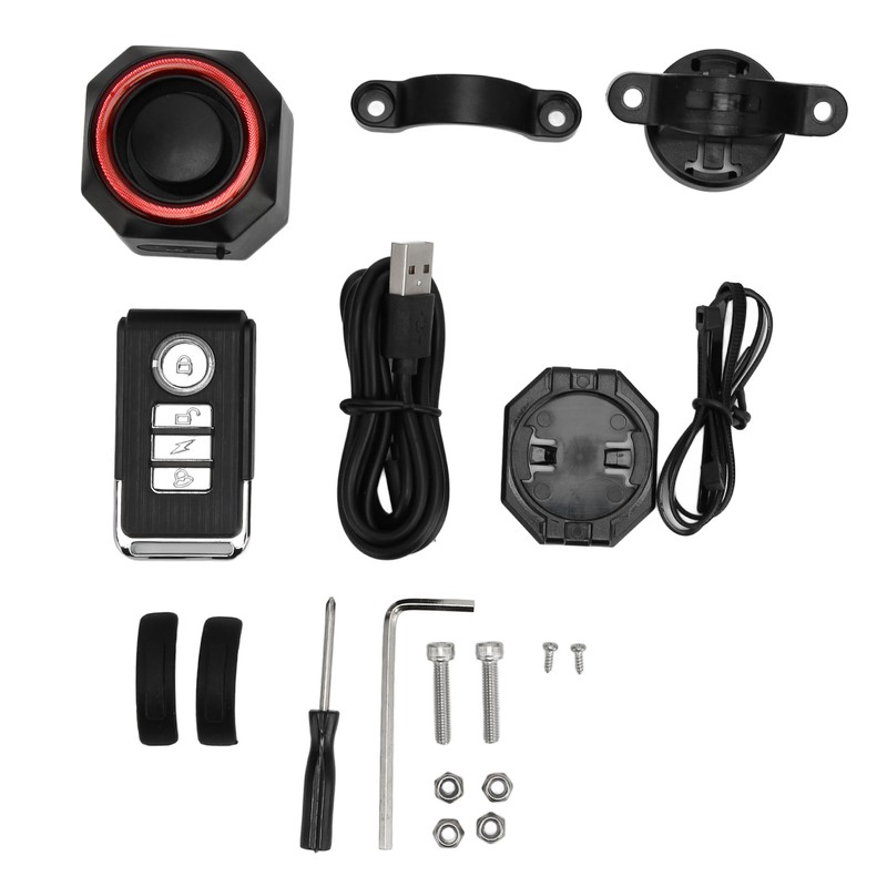 Alert Bike Taillight Prevent Theft Auto On Off IPX5 Waterproof