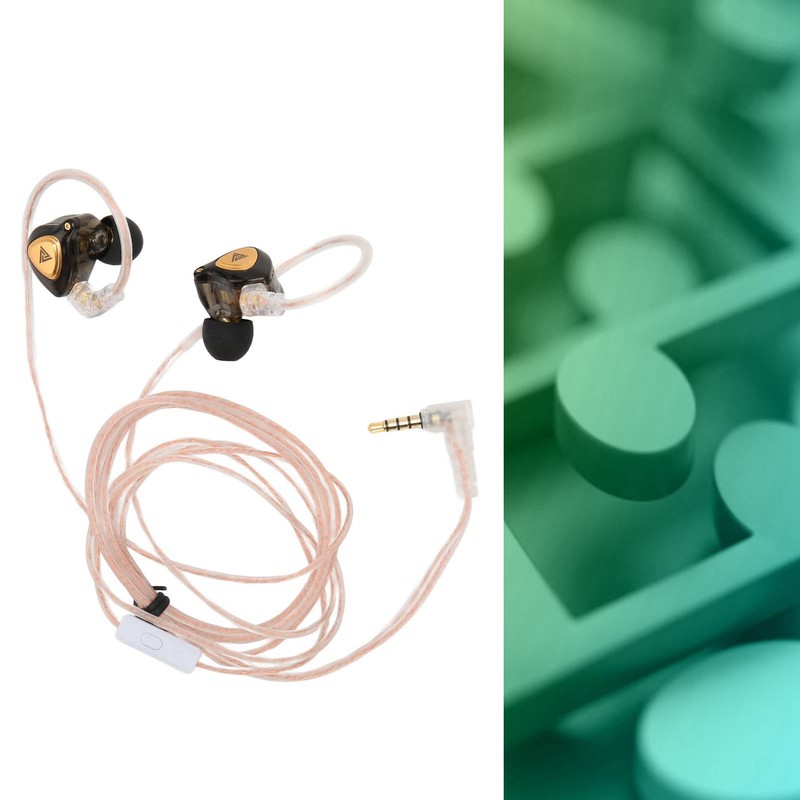 Wired Sound Isolating Earbuds with Microphone Detachable Dynamic Earphone with