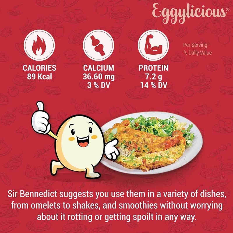 Eggylicious - PACK of 2 - Whole Egg Powder, Dried