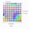 SaktopDeco 20 Sheets 1 to 100 Mini Number Stickers Round
