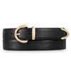 JASGOOD Women Leather Belt Fashion Ladies Waist Belt for Jeans