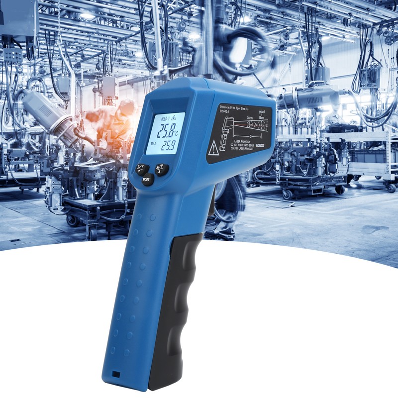 DT8380AH LCD Thermometer NonContact Industrial Infrared Temperature Gauge 50380℃