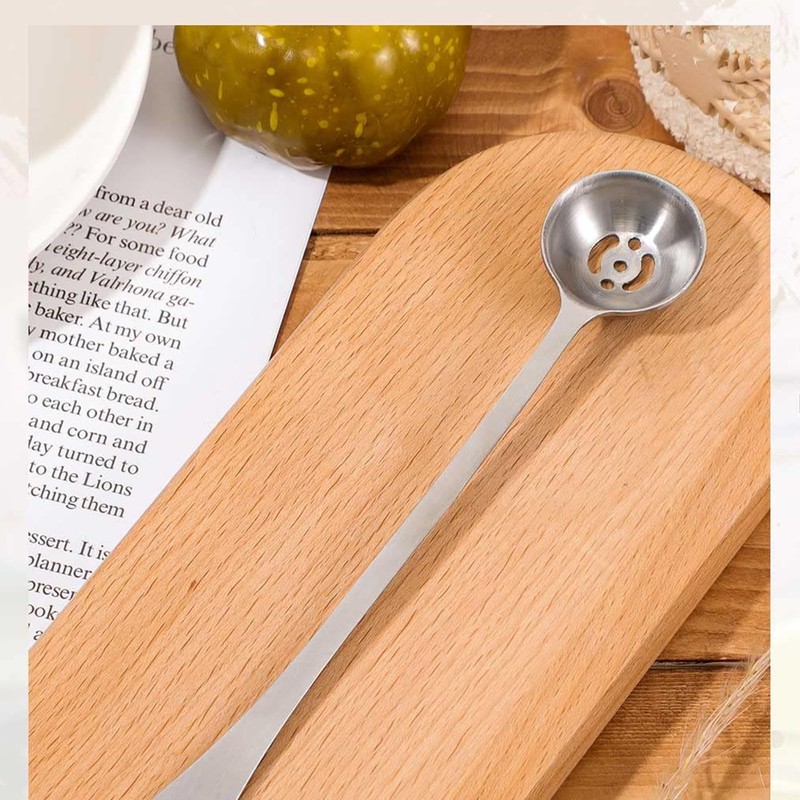Olive Spoon Stainless Steel Pickle Spoon with Drain Hole Slotted