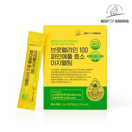 Bromelain 100 Pineapple Enzyme Easy Melting 1 Box (30 packets) / 브로멜라인 100 파인애플 효소 이지멜팅 1박스 30포