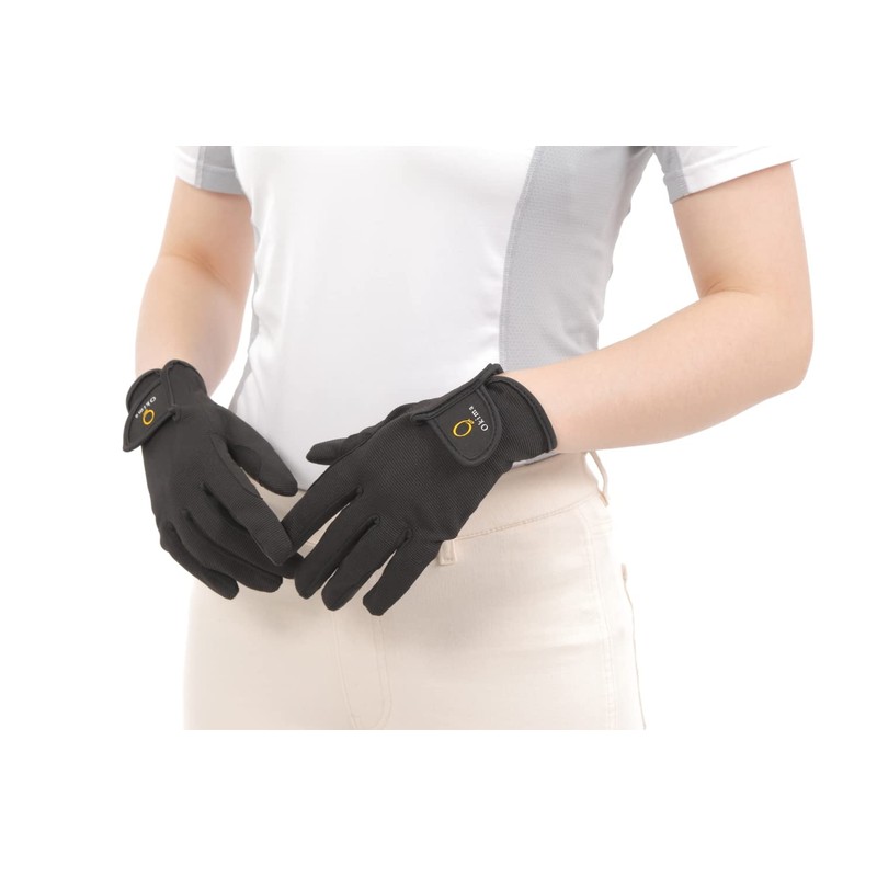 Okima Unisex Faux Suede Abrasion Resistant Riding Gloves [Japan Brand]