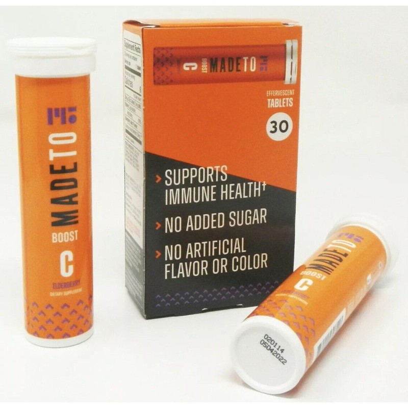 MadeTo 🍊MadeTo C Vitamins + Zinc Elderberry Immunity Support 30