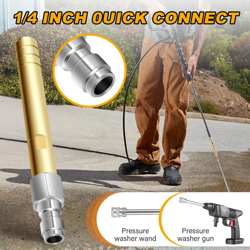 Long Range Soap & External Chemical Injection Nozzle - 1000-4500