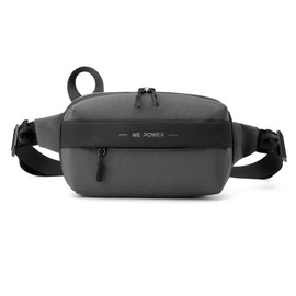 FANDARE 4 in 1 Sling Bag Waist Bag Shoulder Crossbody Backpack for Men Handbag Shoulder Crossbody Bag Messenger Work Bag for Sports Outdoor Daily College Use Travel Satchel Bag Nylon Grey