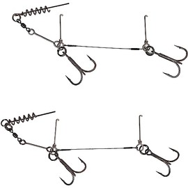 Savage Gear TITANIUM CORKSCREW STINGER - PIKE-PREDATOR FISHING (2/0-23kg - 1 pcs)