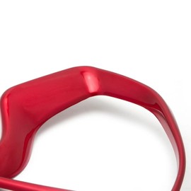 For Honda Civic Dashboard Frame Cover in Carbon Fiber Look (2016 2021) Lightweight, Wear Resistant, and Waterproof (Red)