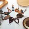 Sanfenly 9 Pairs Wooden Earrings for Women African Natural Wooden