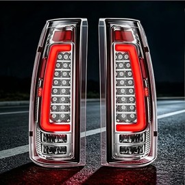 Luces traseras LED compatibles con Chevy Silverado GMC Sierra C/K 1988-1998, Suburban/GMC Yukon, Tahoe 1995-2000, Escalade 99-00, luces traseras brillantes, Plug N Play, impermeable, lente