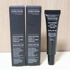 [웰빙창고] 퓨어그램 화이트닝 비타C스팟케어크림 15ml 2개 [Wellness Warehouse] Puregram Whitening Vita C Spot Care Cream 15ml 2pcs