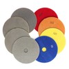 HOMESOM 4" Electroplated Diamond Polishing Pads,Diamond Surface Grinding for Tile