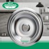 Purelux Drip Pans Replacement for Whirlpool Kenmore Electric Stove, Chrome