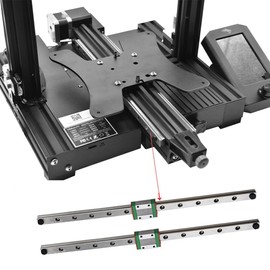 Aswalling for Creativity Ender3 Pro Y- Dual Rail Upgrade Kit DIY Hot End Wire Slide for 3D Printer Accessories
