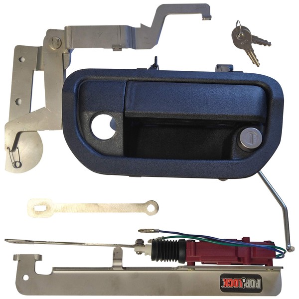 POP & Lock – Smart Lock Combo Tailgate Lock Fits Honda Ridgeline Models 2017 to 2019 – Manual and Power Lock (Color Black, PL8675)