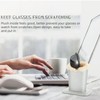 Eidoct 3 Pack Eyeglass Holder, PU Leather Eyeglass Holder Stands