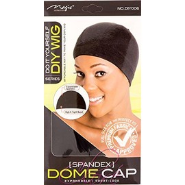 Magic Collection DIY006 Do It Yourself Spandex Dome Cap in Stretchable Fabric With Tight Band