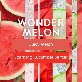 Glade Candles, Wonder Melon Limited Edition, Fragrance Infused with Essential Oils, 8.16 oz Total, 2 Pack