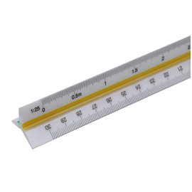 1 Pc Triangular Scale Ruler Architectural Scale Ruler for Architects, Students, Teachers