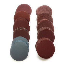 ASPALAND Sandpaper, Magic Type, Set of 100, 10 Grit Sizes, 10 Sheets Each (2.0 inches (50 mm), Set of 100 Sheets